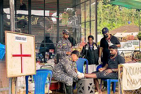 Medical team treats injured in Wayanad